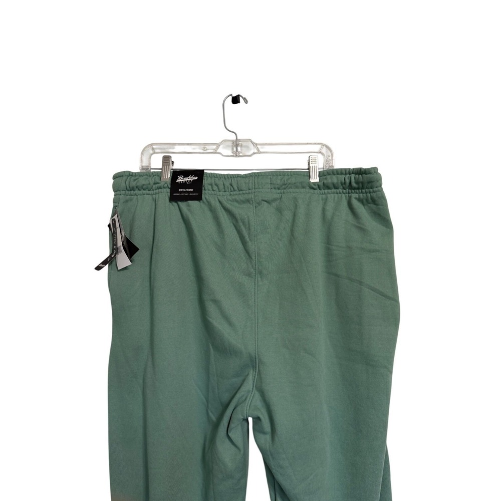 Brooklyn Cloth Sweatpants Mens XXL Sage Green Relaxed Fit Soft Knit Joggers NEW - Picture 7 of 8